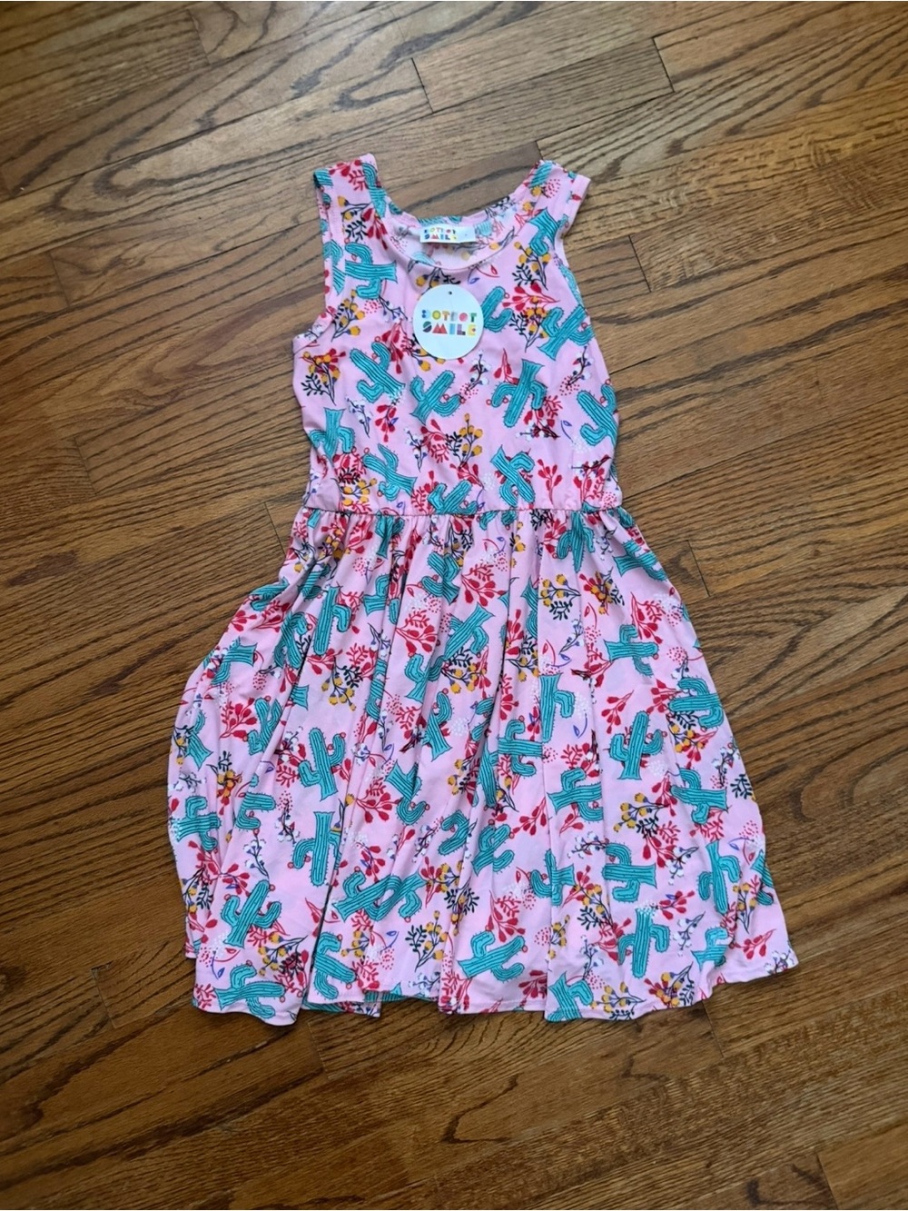 New Dot Dot Smile Tank Cactus Dress